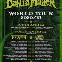 The Black Dahlia Murder World Tour 2020 poster