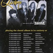 The Quireboys UK Tour 2020 / 2021 poster