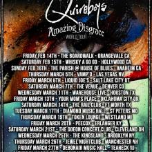 The Quireboys US Tour 2020 poster