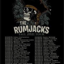 The Rumjacks Euro Tour 2021 poster