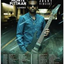 Tony MacAlpine & Monte Pittman North American Tour 2019 poster
