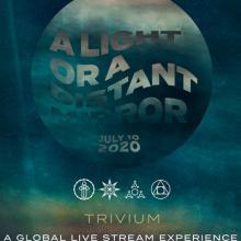 Trivium live stream show 2020 poster