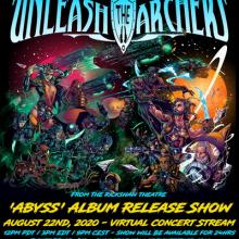 Unleash The Archers virtual concert 2020 poster