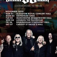 Uriah Heep UK Tour 2020 poster