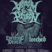 Venom Prison Euro Tour 2021 poster