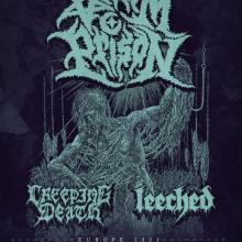 Venom Prison Euro Tour 2021 poster