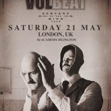 Volbeat London Live Show 2021 poster