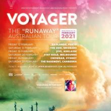 Voyager Australian Tour 2021 poster