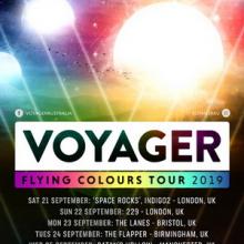 Voyager UK & EU Tour 2019 poster