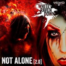 White Raven Down Not Alone (2.0) single cover