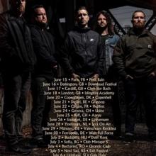Whitechapel Euro Tour 2019 poster