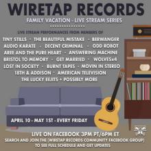 Wiretap Records Live Stream Series 2020 poster