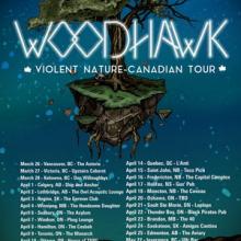 Woodhawk Canadian Tour 2020 poster
