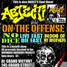 Abject! final show poster