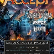 Accept Festivals 2018 poster
