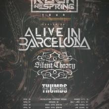 Alive In Barcelona US Tour 2017 poster