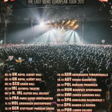 Alter Bridge Euro Tour 2017 poster