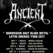 Ancient Latin American Tour 2017 poster