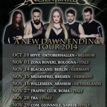 Ancient Bards A New Dawn Ending European Tour 2014 poster