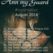 Ann My Guard European Tour 2016 poster