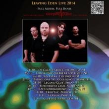 Antimatter Leaving Eden Live 2014 Autumn tour poster