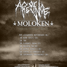 Black Rain over Europe Tour 2014 poster