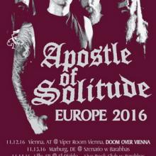 Apostle Of Solitude Euro Tour 2016 poster