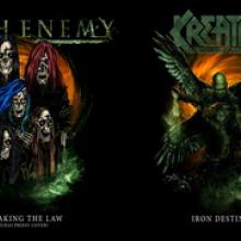 Arch Enemy and Kreator split 7" cover