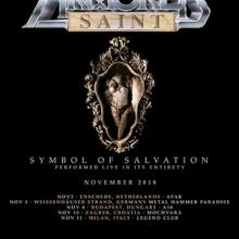 Armored Saint Euro Tour 2018 poster