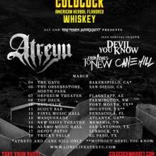 Atreyu US Tour 2016 poster