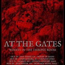 At The Gates North American Tour 2018 poster