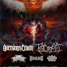 Aversions Crown & Psycroptic EU Tour 2019 poster