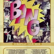 Bang European Tour 2016 poster