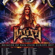 Battle Beast Euro Tour 2017 poster