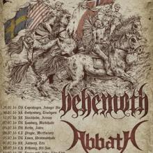 Behemoth Euro Tour 2016 poster