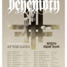 Behemoth North American Tour 2018 poster