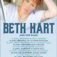 Beth Hart UK & Irish Tour 2018 poster