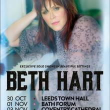 Beth Hart UK Live Shows 2017 poster