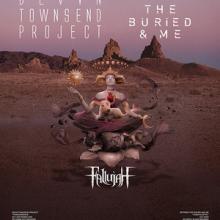 Between The Buried And Me & Devin Townsend Project US Tour 2016 poster