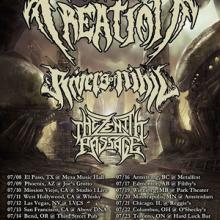 Beyond Creation & Rivers Of Nihil North American Tour 2016 poster