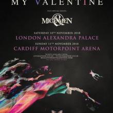 Bullet For My Valentine UK Tour 2018 poster