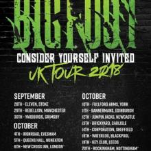 Bigfoot UK Tour 2018 poster