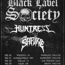 Black Label Society US Tour 2015 poster