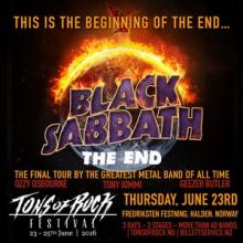 Tons of Rock Festival 2016 poster