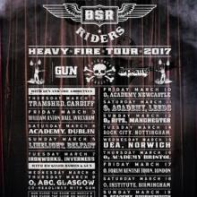 Black Star Riders UK & Ireland Tour 2017 poster