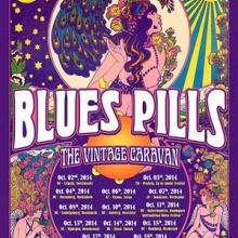 Blues Pills European Headlining Tour 2014 poster