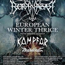 Borknagar European Tour 2016 poster