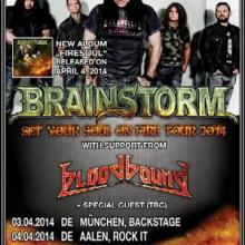Brainstorm live shows 2014 poster