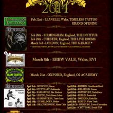Buffalo Summer tour dates 2014 poster