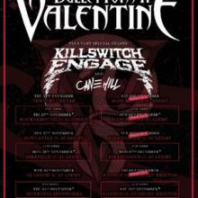 Bullet For My Valentine UK Tour 2016 poster